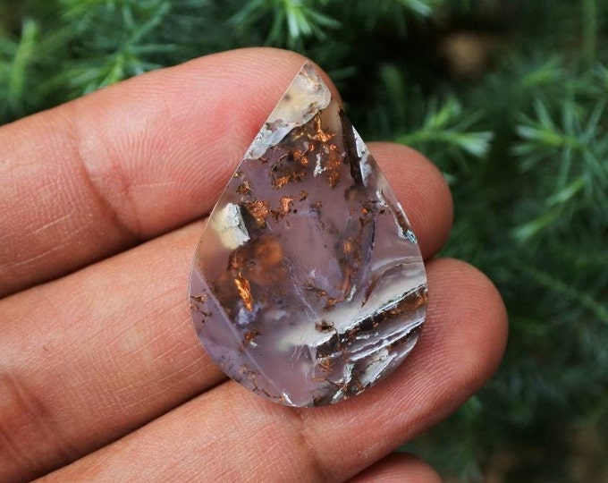Copper in Purple Chalcedony