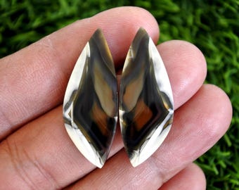 Agate Earring Pair, Quartz Stone,Crystal Rocks, Agate Jewelery