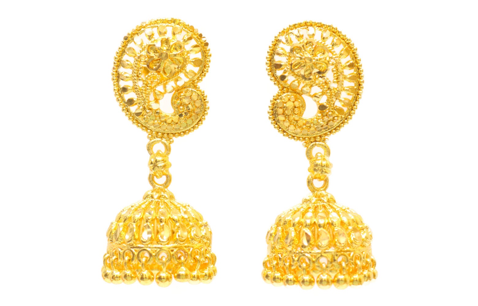 Vail Creations Traditional Maharashtrian style Jhumka earrings | Etsy