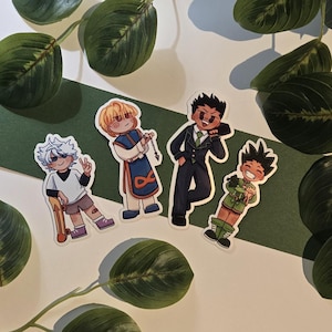 Hunter X Hunter Stickers - Gon, Killua, Kurapika, and Leorio!