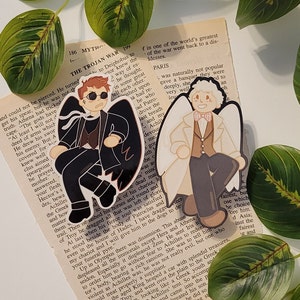 Good Omens - Aziraphale and Crowley stickers!