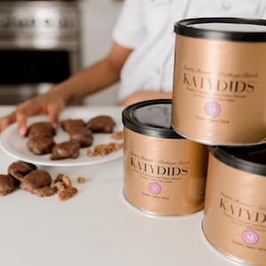 Milk Chocolate Pecans Turtles Clusters - Valentines Chocolate Caramels Gifts for Women - Kathryn Beich Candy