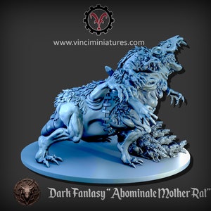 Abominate Mother Rat for 28mm Scale Games - Vinciminiatures - Etsy
