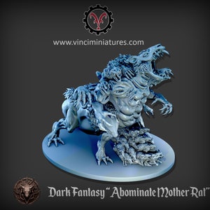 Abominate Mother Rat for 28mm Scale Games - Vinciminiatures - Etsy