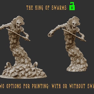 King Swarm 3d printed Proxy for 28mm and 32mm scale games - Crab Miniatures - Old World
