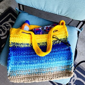 Crochet Beach Bag Tote