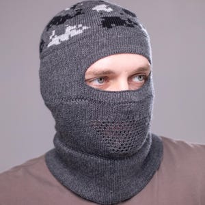Balaclava Hat, Breathable Tactical Balaclava, Fleece Balaclava, Winter Warm Balaclava, Wool Balaclava, Outdoor Sports, Knit Mens Hat, Gift