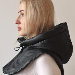 Hooded scarf, Womens balaclava, Hood cowl, Waterproof hood, Rainproof hooded cowl, High Quality hood, Outdoors gift for her