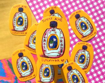 Weiße Blumenölsticker! baakfajau/baihuayou Chinesisch inspirierte Kunst| Vinyl-Aufkleber | Laptop Aufkleber | dekorativer Aufkleber | asiatischen Erben