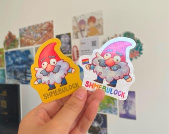 SHMEBULOCK Sticker aus der Schwerkraft fällt! (1 Stück / 3 Stück) | Vinyl-Aufkleber | Laptop Aufkleber | dekorativer Aufkleber | LGBTQ Aufkleber