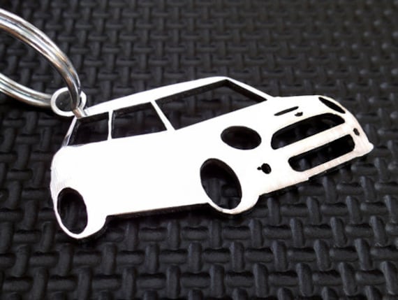 Mini Cooper Schlüsselanhänger Schlüsselanhänger Emblem S Cabrio R56 R50 R53  Clubman Turbo JOHN WORKS RS Edelstahl - .de