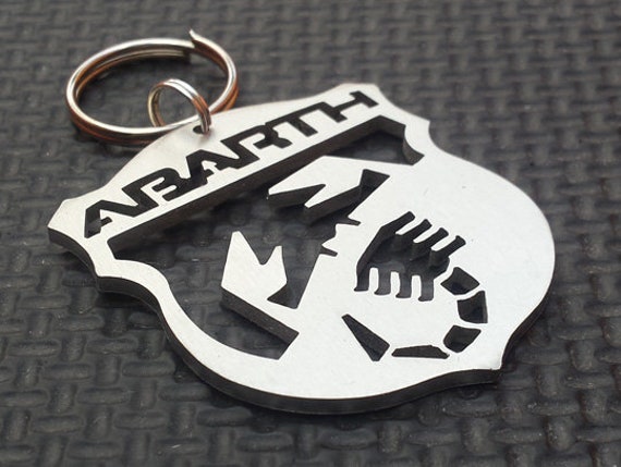 Buy Fiat Abarth Keyring Keychain Emblem Punto 500 Lancia Evo 595