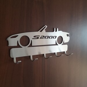 Honda S2000 Hanger Key Holder Personalised Emblem Hardtop Type S Typer R V Club Gt Ap1 Ap2 F20 2.0 Dohc Vtec Swap Wall Decor Stainless Steel