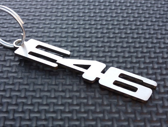 Bmw E46 Keyring Keychain Emblem Badge Sedan Touring Coupe M3 316 318 320  323 325 328 330 TD v8 CSL Spoiler M Technic Stainless Steel