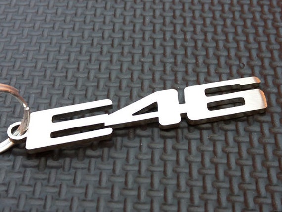Bmw E46 Schlüsselanhänger Emblem Anstecker Sedan Touring Coupe M3 316 318  320 323 325 328 330 TD v8 CSL Spoiler M Technic Edelstahl - .de