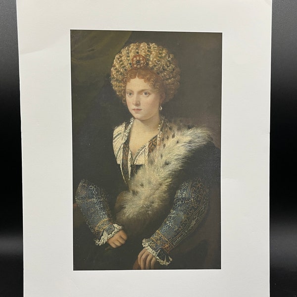 Isabella d'Este, Marchioness of Mantua, Custom Archival Print, 250 mg acid-free paper