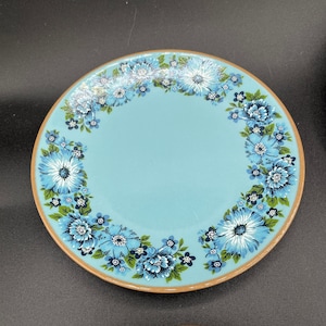 Taylor Smith & Taylor, Azura Pattern Ceramic Ironware, Ovenproof Dinner Plates 10 1/2 inch
