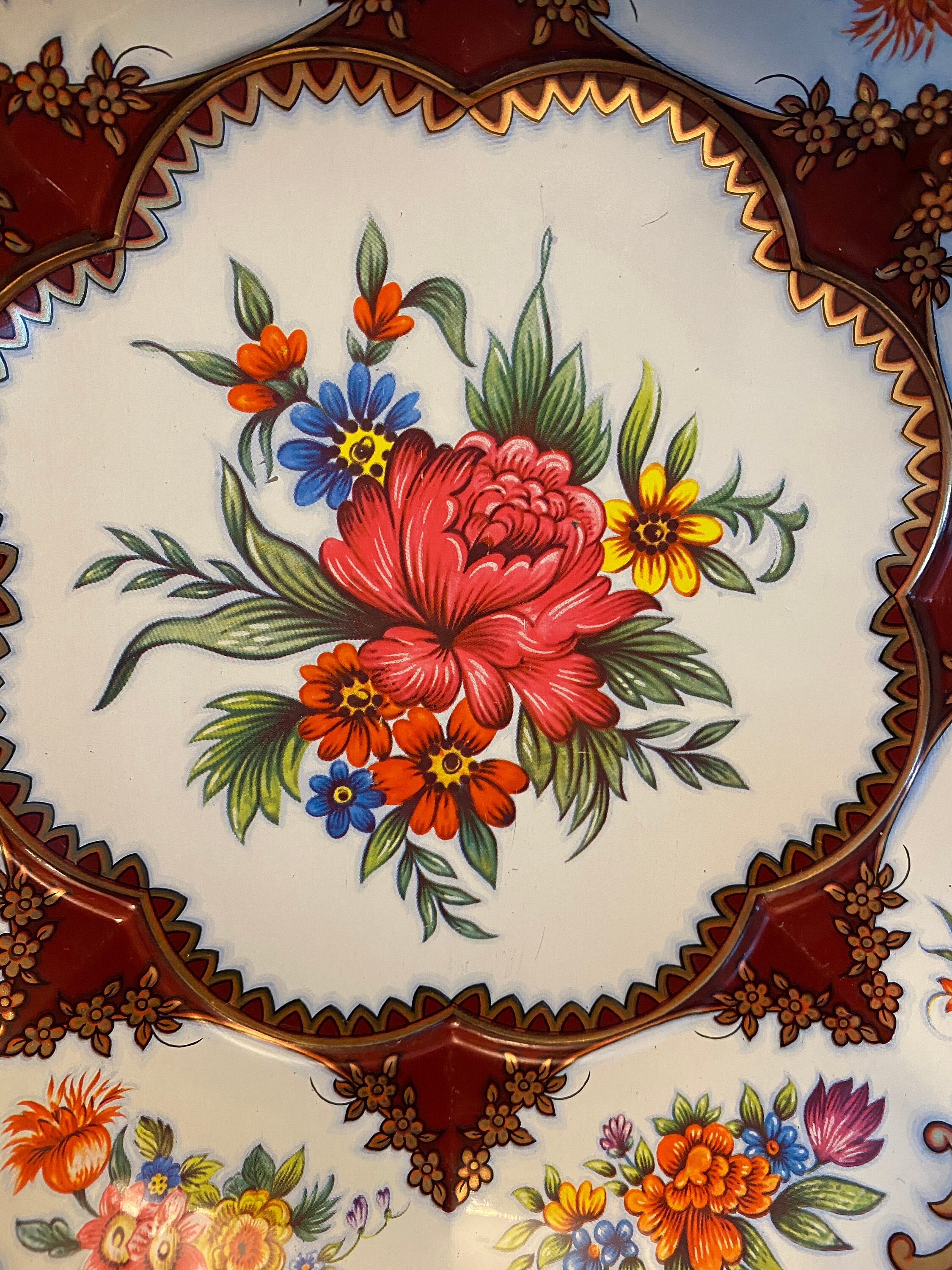 Beautiful Unique Vintage Daher Decorated Ware English Tin | Etsy