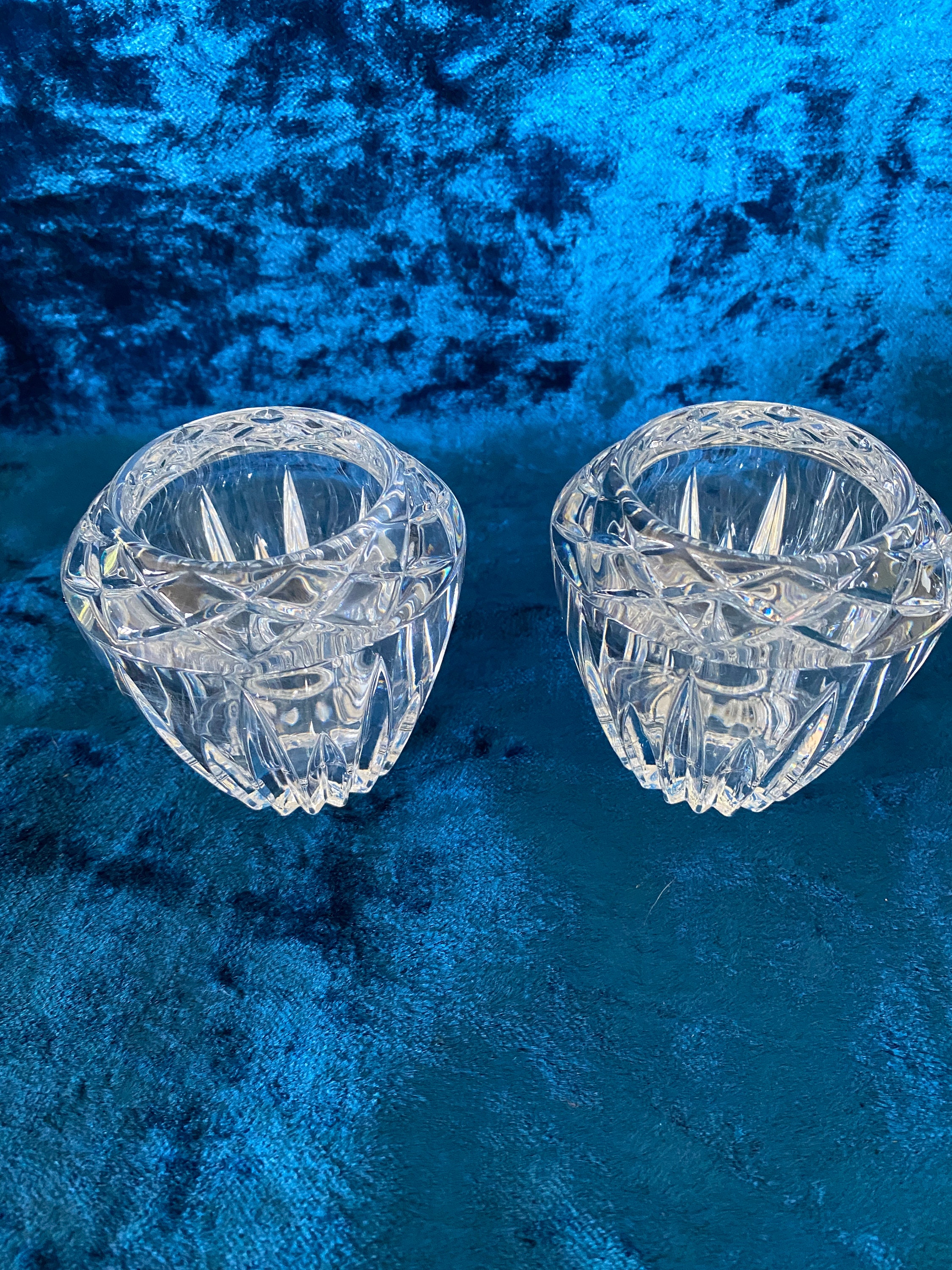 Princess House Glass Votive/tea Light Candle Holders Etsy