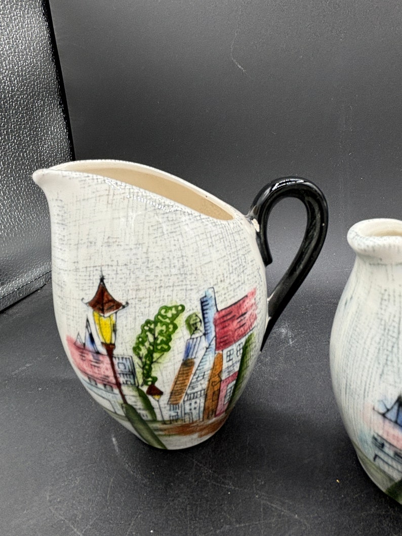 Vintage Ceramic Pitchers, Set of 4, Japan - Etsy