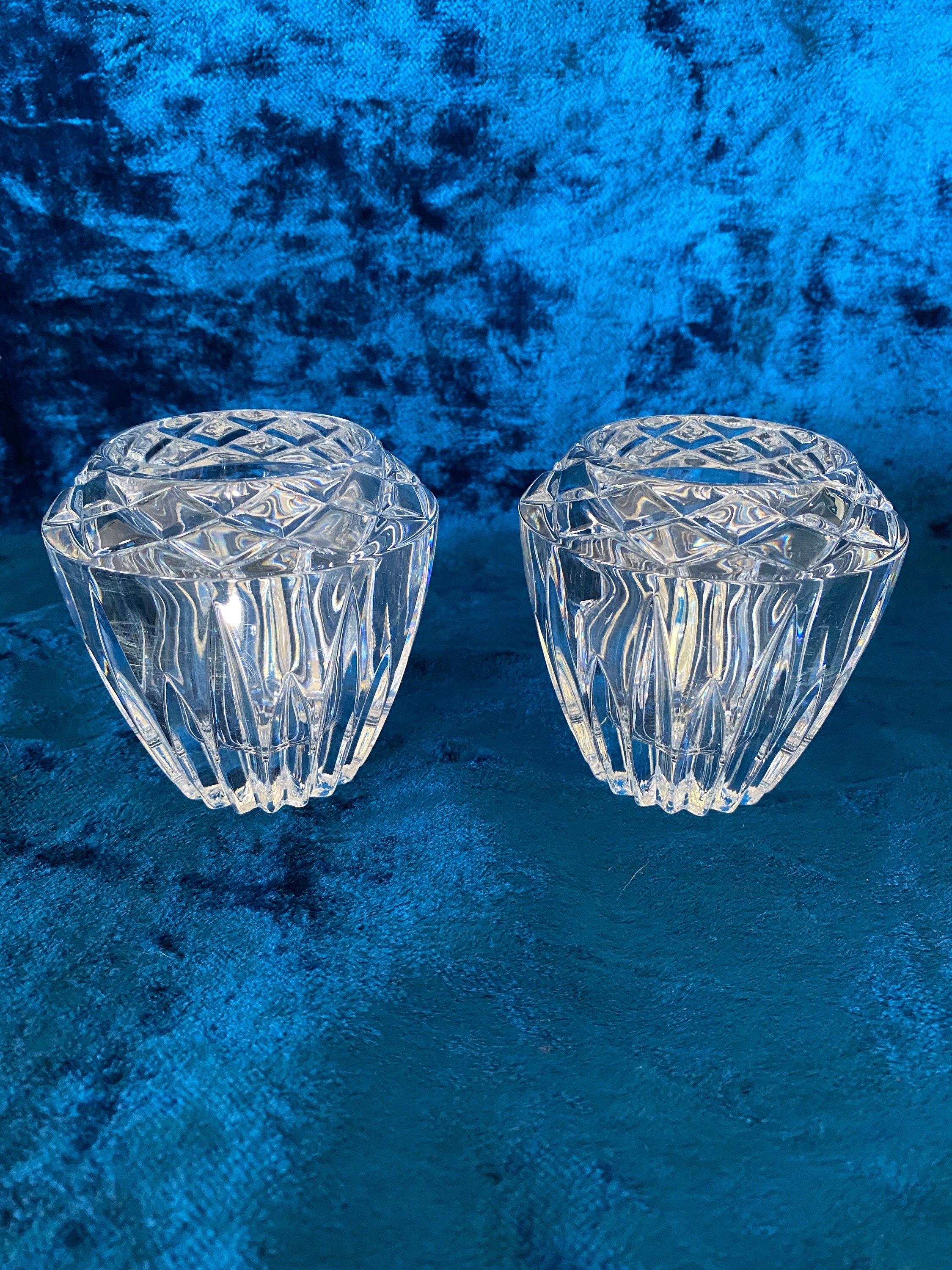 Princess House Glass Votive/tea Light Candle Holders Etsy