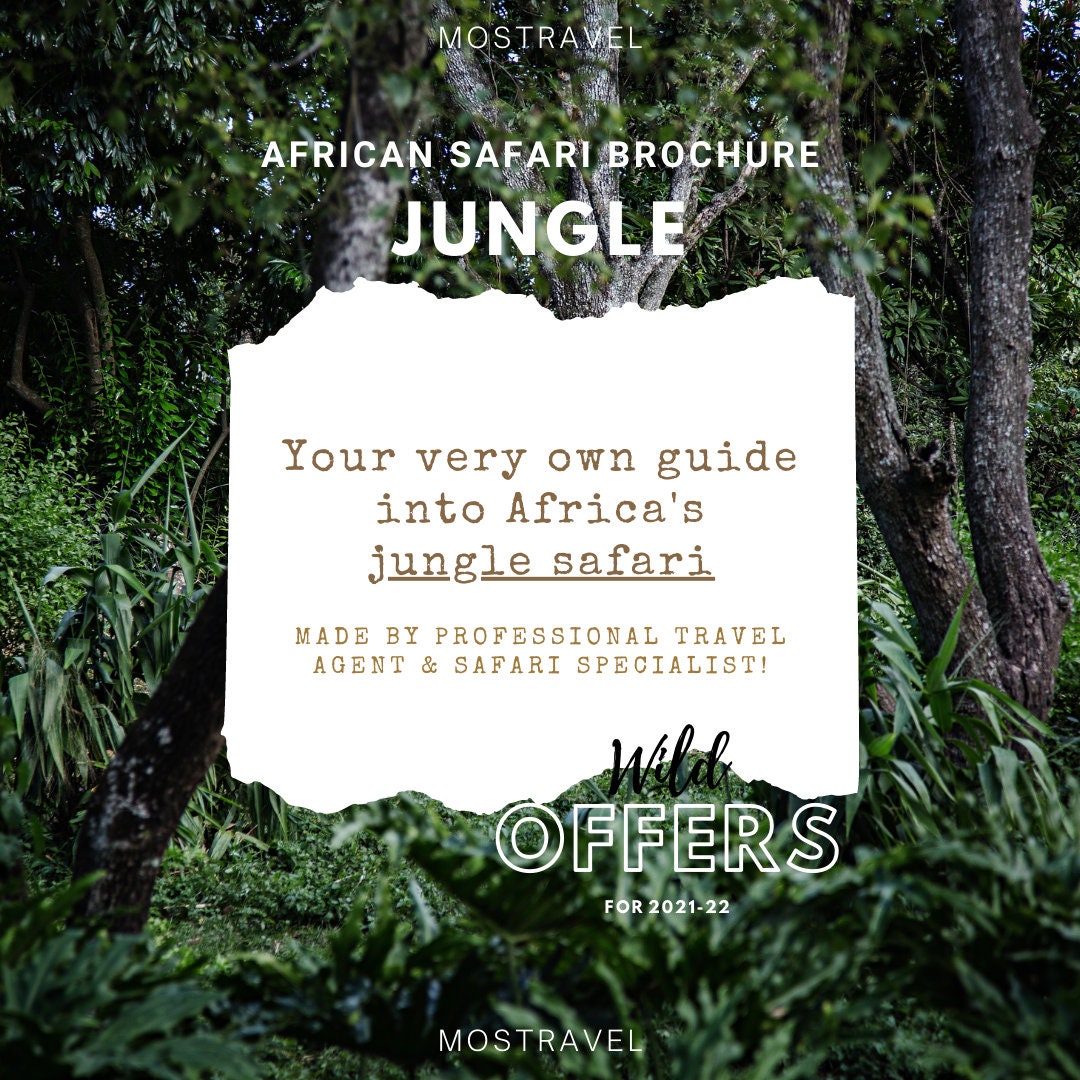 JUNGLE African Safari Travel Brochure from MOSTravel For Etsy