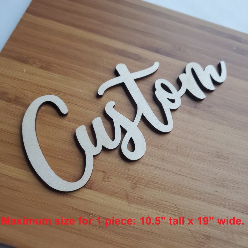 Custom Wood Letters Custom Wood Sign Custom Sign Nursery Etsy