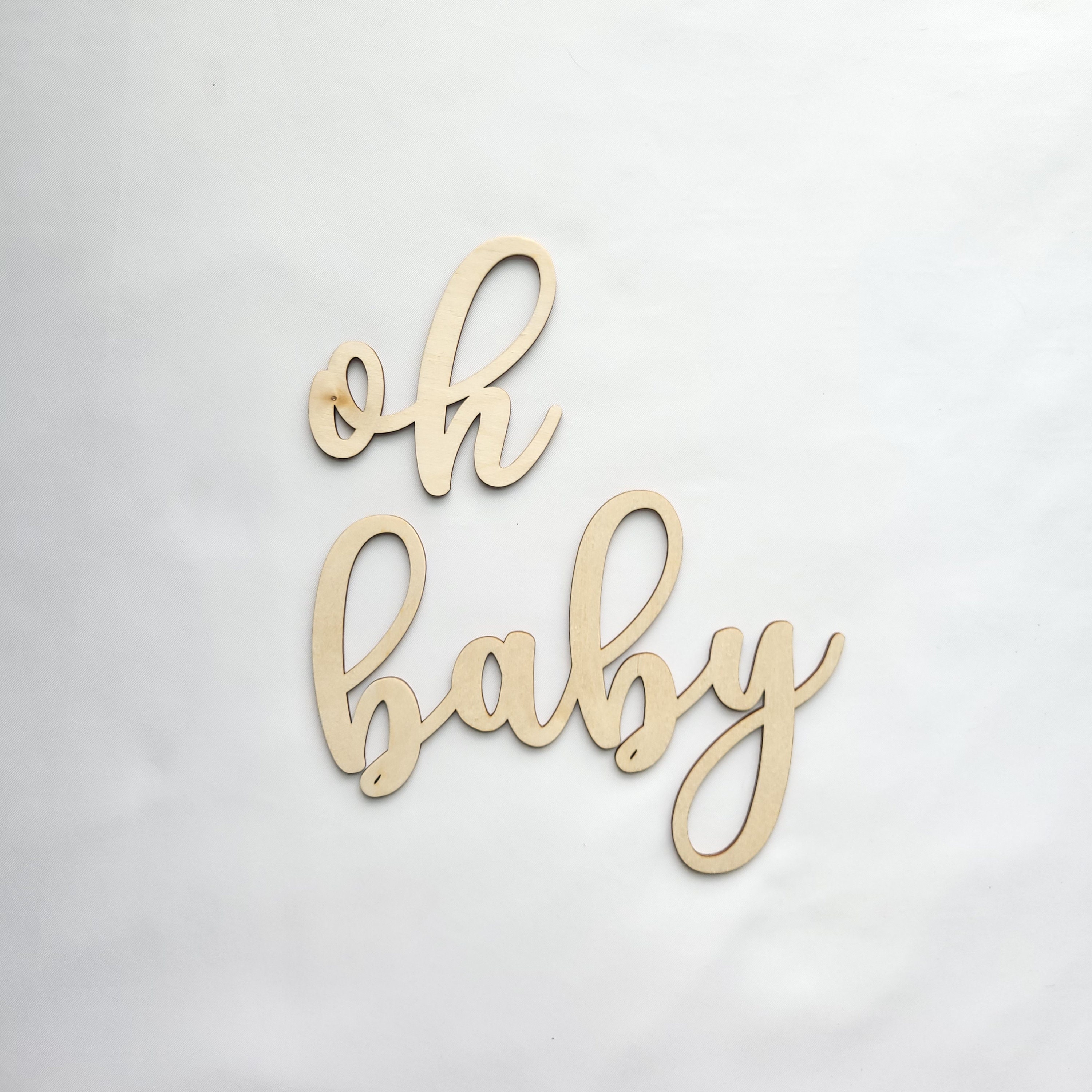 Oh Baby Oh Baby Wood Sign Oh Baby Sign Oh Baby Shower Etsy