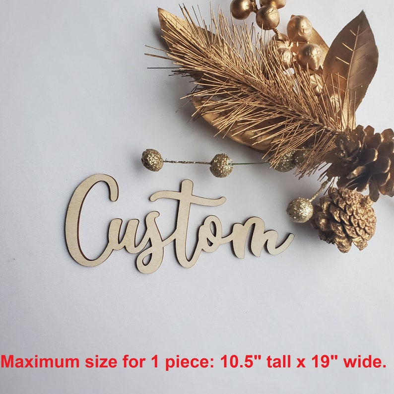 Custom Wood Letters Custom Wood Sign Custom Sign Nursery Etsy