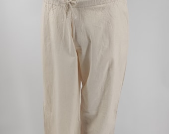 Straight leg 100% cotton LARP / archer pants - trousers for Fantasy Costume, Renaissance Fair or Historical Reenactment, handmade clothing