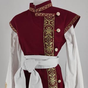 Royal mongol style kaftan for women, reenactment, larp, fantasy, archer garbs