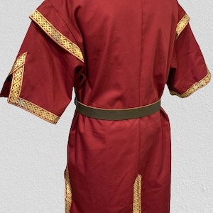 Buttoned Kaftan with trim in several colors, reenactment, larp, fantasy, archer garbs image 6