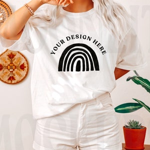 Download Model Mockup Brick T Shirt Mockup Comfort Colors C1717 Brick Shirt Mockup Art Collectibles Drawing Illustration Lifepharmafze Com