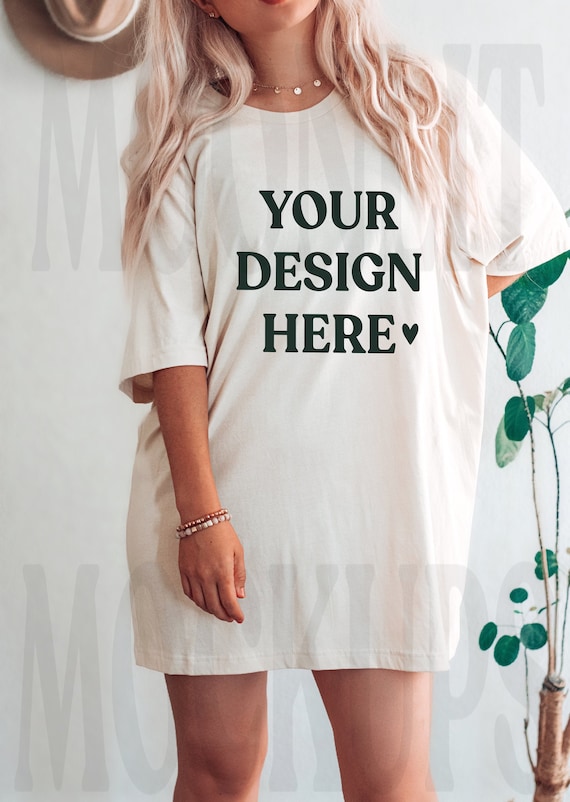 Bella Canvas 3001 T-Shirt Mockup – Natural Unisex Tee (Digital File)