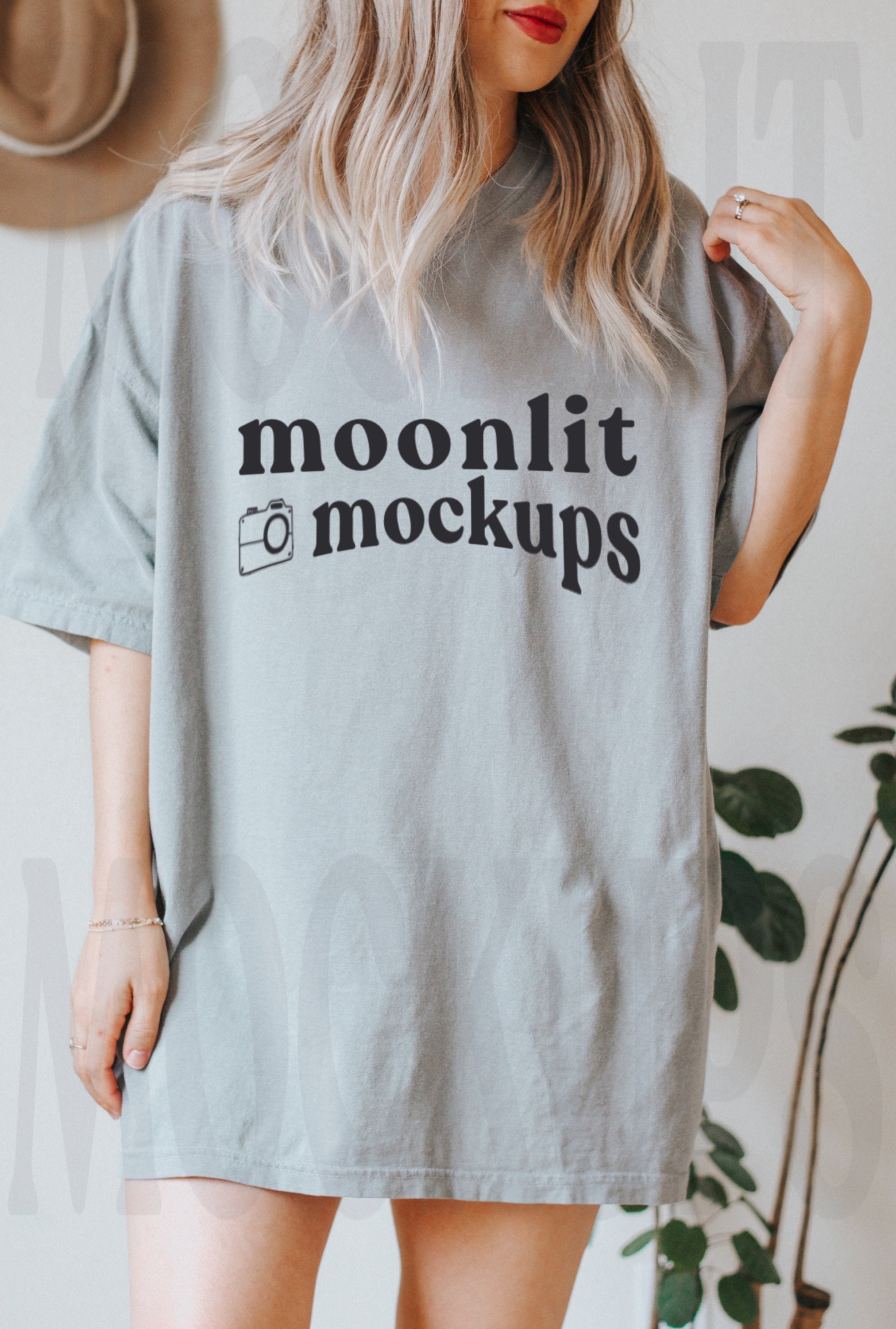 Download Comfort Colors C1717 Grey Shirt Model Mockup CC Mockup | Etsy