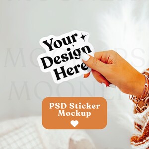 Sticker Mockup - PSD Sticker Mockup - Smart Object Mockup