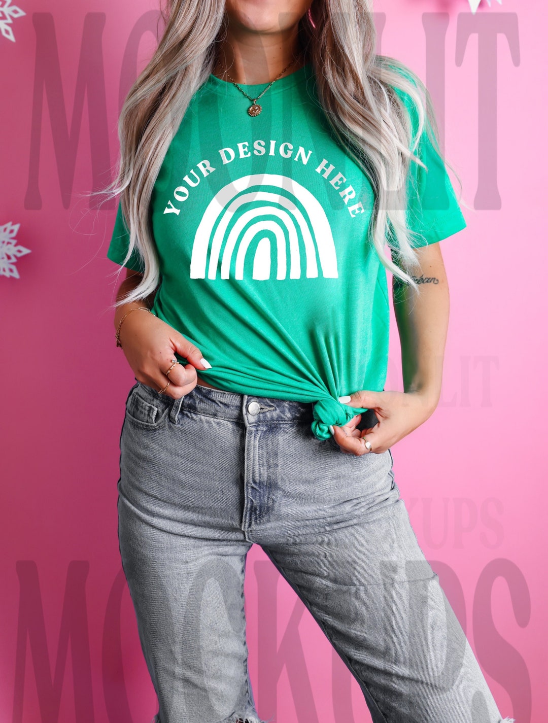 Bella Canvas 3001 Tshirt Mockup Bella Canvas Shirt 3001 Etsy