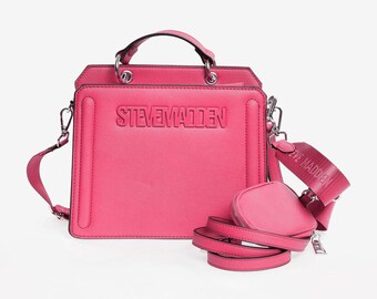 Steve Madden viral Beverlyn bag raspberry
