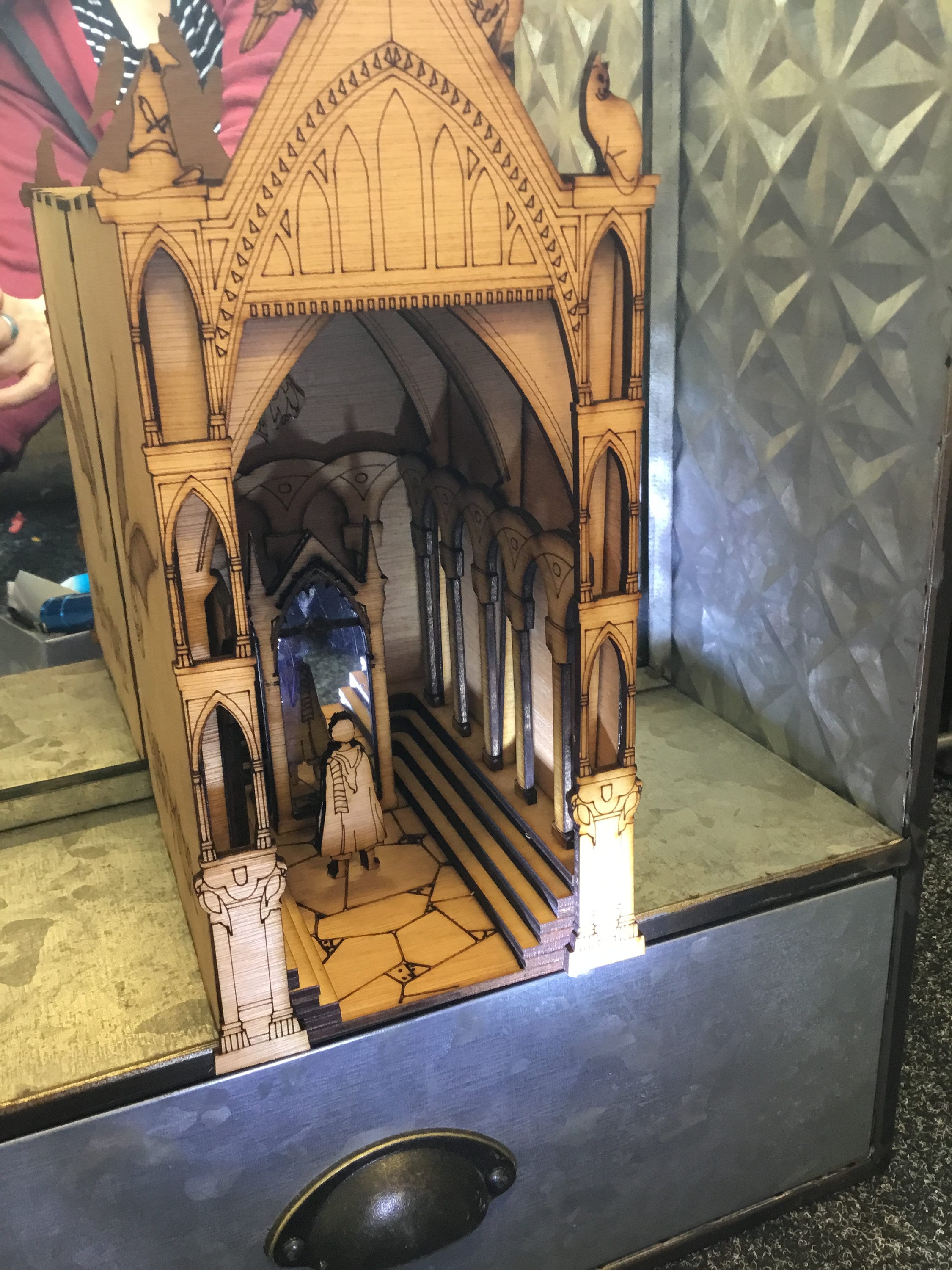 Harry Potter Mirror of Erised Nook Lamp - Made on a Glowforge - Glowforge  Owners Forum