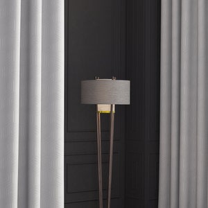 Futuristic curtain with modern design / Draperies for commercial space / Curtain for hotels / Custom made drapery panels / Geometrical lines