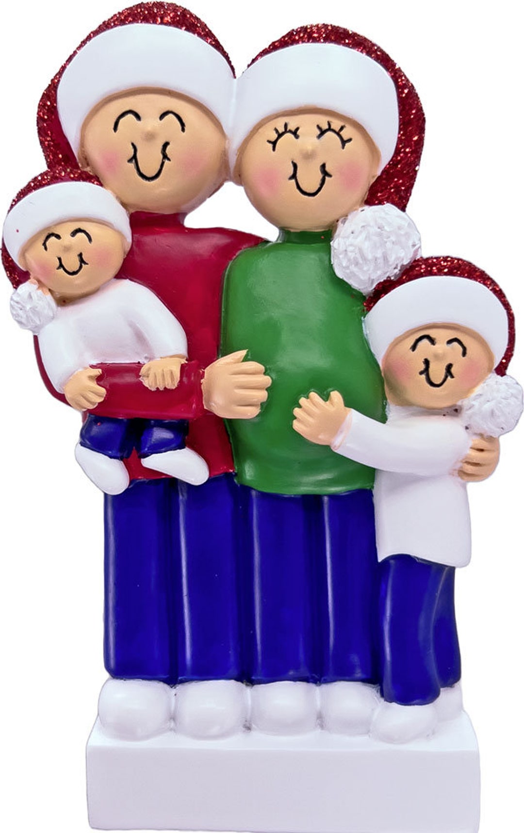 Personalized Ornament for Expecting Baby Family of 4 / Soon to Be ...