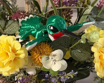 3D Printed Hummingbird Fidget Toy: Articulated PLA Desk Decor