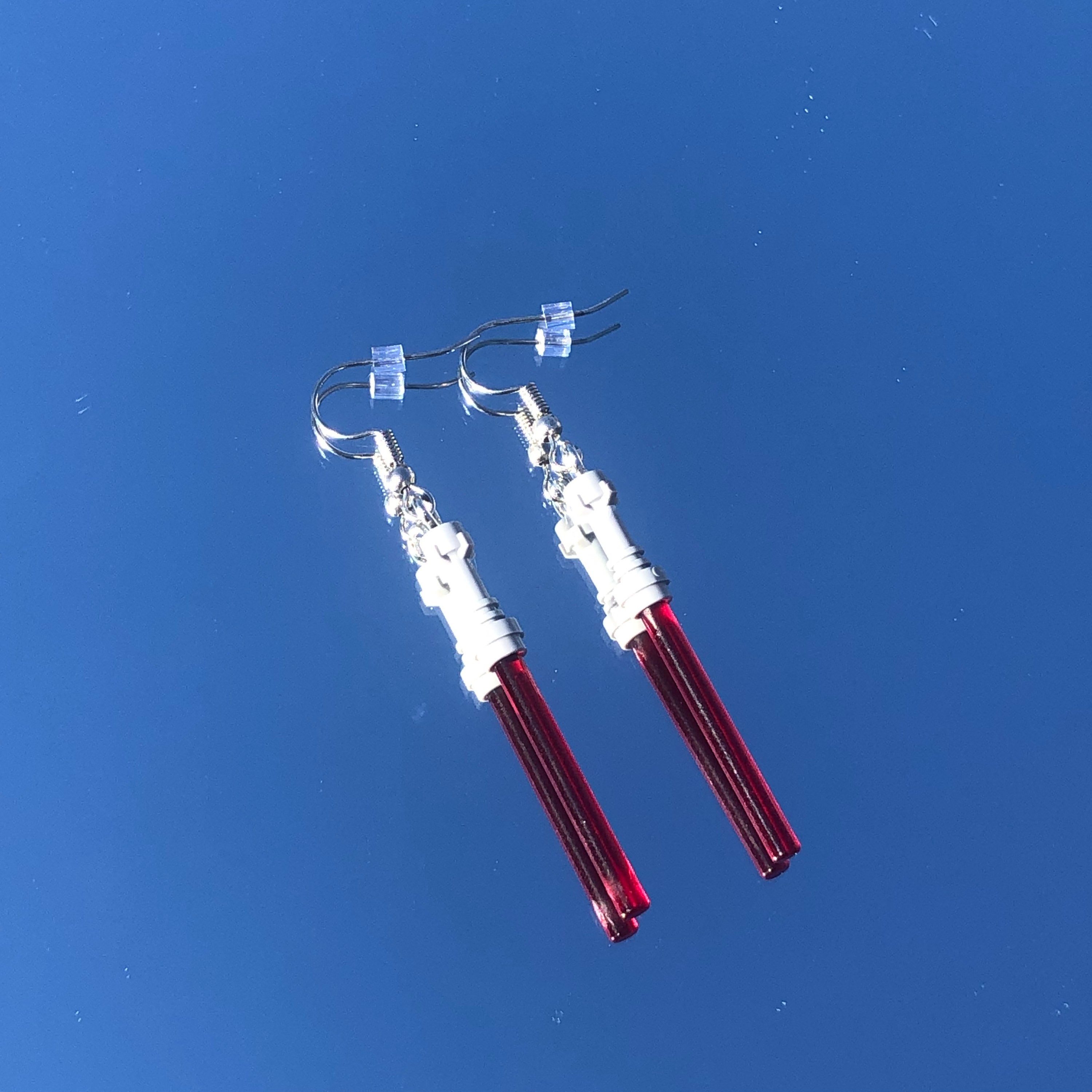 Lightsaber Earrings Star Wars Inspired Lightsaber Earrings Etsy