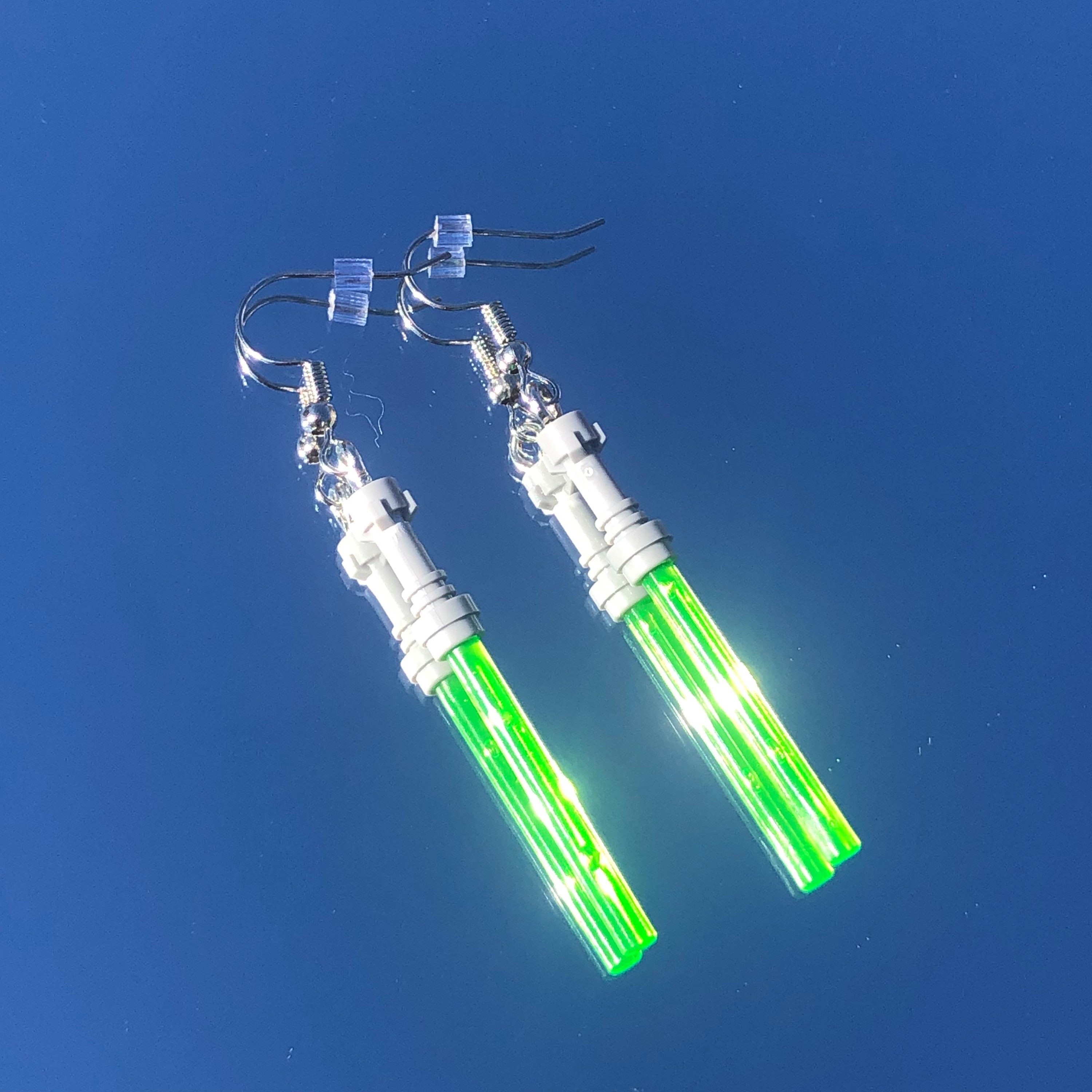 Lightsaber Earrings Star Wars Inspired Lightsaber Earrings Etsy