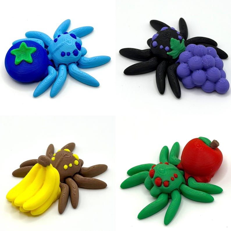 3D Printed Spider Fidget Toy: Various Themed Spiders image 4