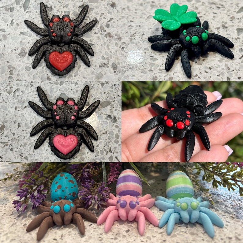 3D Printed Spider Fidget Toy: Various Themed Spiders image 14