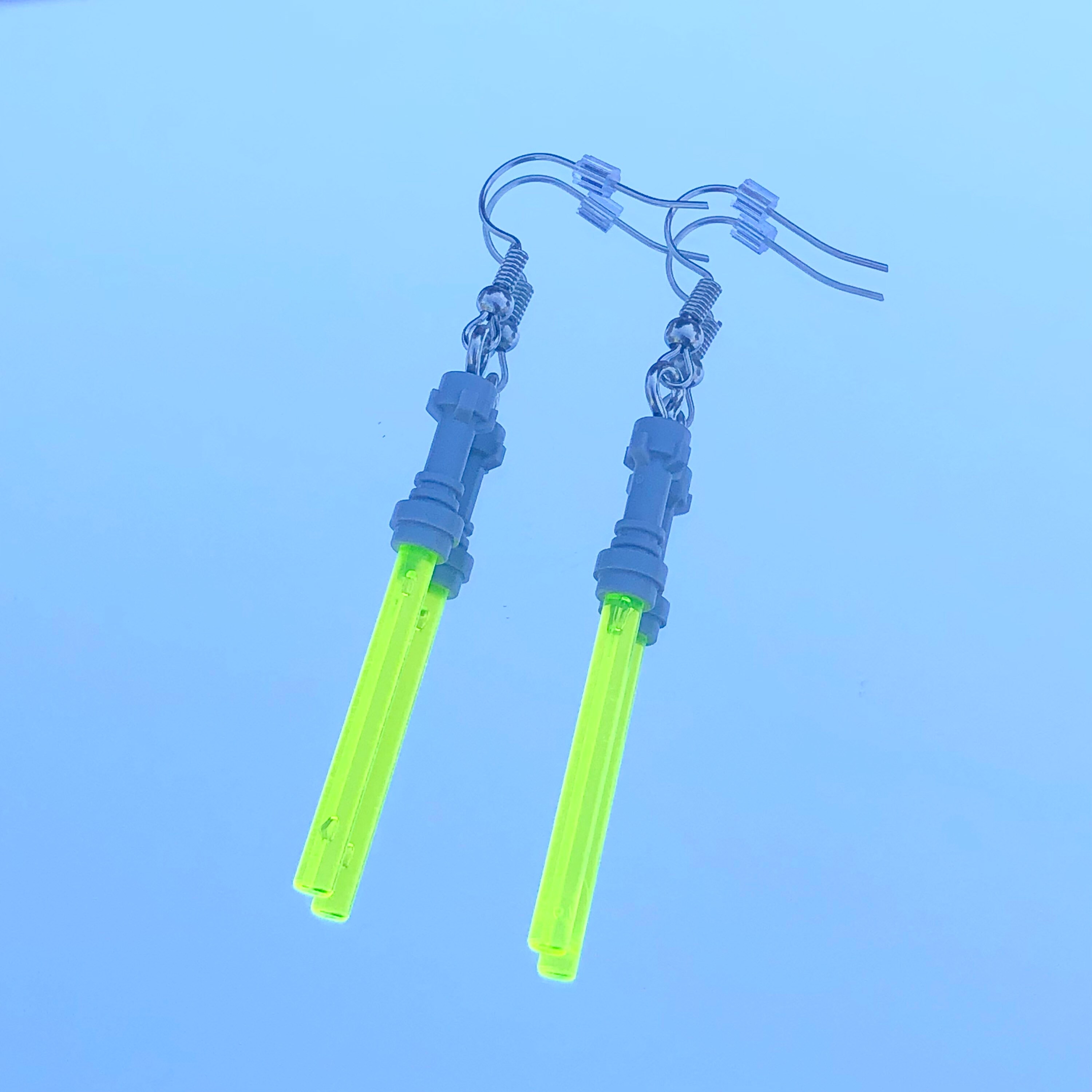 Lightsaber Earrings Star Wars Inspired Lightsaber Earrings Etsy