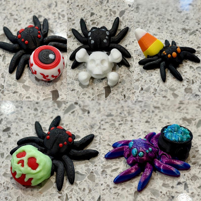 3D Printed Spider Fidget Toy: Various Themed Spiders image 8