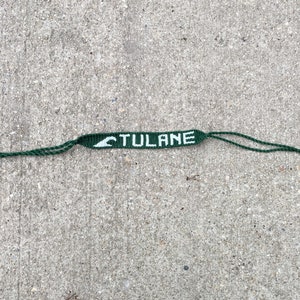 Tulane University Friendship Bracelet