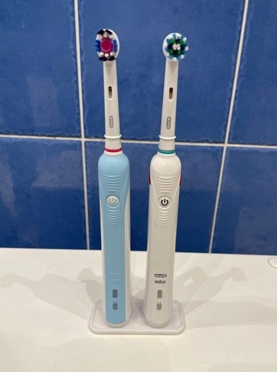 Soporte/soporte para cepillo de dientes eléctrico para 5, 4, 3, 2, 1  cepillos de dientes eléctricos Braun Oral B efecto blanco, negro y mármol -   México